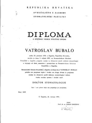 Akademske kvalifikacije 1